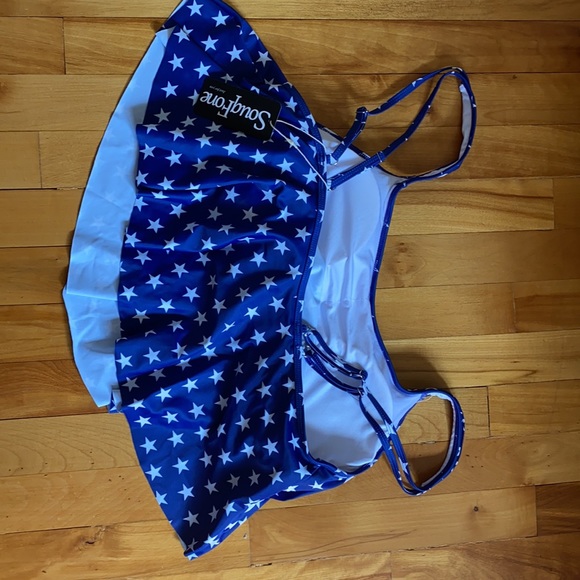 Stars & Stripes bathing suit 2XL. New/Orig Tags - Picture 3 of 4